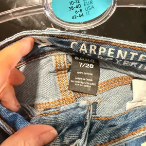 Carpenter 90’s boyfriend Classic Blue Denim Jeans thumbnail 6