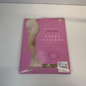pair of Be Maternity by Ingrid & Isabel Sheer Hosiery‎ in nude, size medium thumbnail 3
