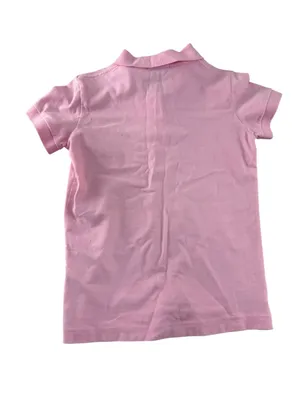 Lilly Pulitzer Light Pink Short-Sleeve Polo with Green Palm Logo thumbnail 5