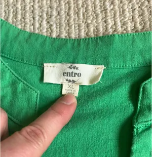 Entro Dress Green Flutter Sleeve XL thumbnail 4