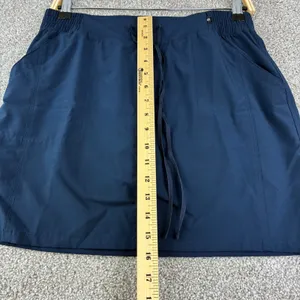 Marika Womens S Navy Athletic Skort Drawstring Golf Tennis Pickleball Activewear thumbnail 4