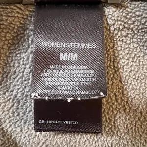 The North Face Women's‎ TKA 100 Glacier Fleece Gray ¼ Zip Pullover M Lightweight thumbnail 7