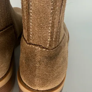 Dolce Vita Farlin Chelsea Bootie Ankle Boot Beige Brown Tan Suede Size 6 M EUC thumbnail 9