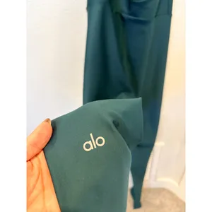 Alo Yoga Airlift Disco Daze Onesie Jumpsuit Forest Green XS thumbnail 6
