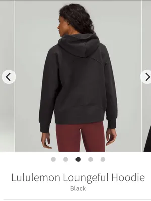 Lululemon Loungeful Hoodie 6‎ black thumbnail 2