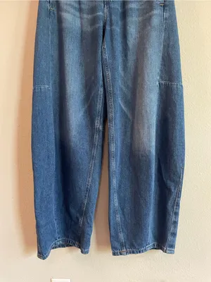 Anthropologie Pilcro Full-Length Relaxed Barrel Jeans Size 28 thumbnail 6