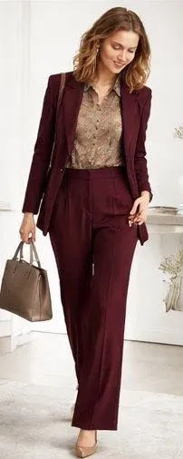 Reflection of Dallas Deep Burgundy Three Piece Suit thumbnail 1