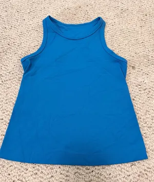 Lululemon Align Waist Length Racerback Tank Nulu Poolside Blue Size 2 thumbnail 1