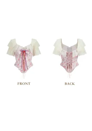 NEW LaceMade Starlit Fairy Tale Corset Top Size XL thumbnail 5