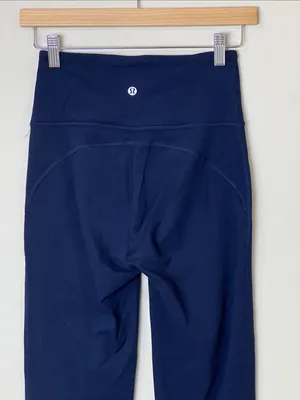 Lululemon Flare Pants Groove Align Navy Blue Size 4 Long‎ thumbnail 4