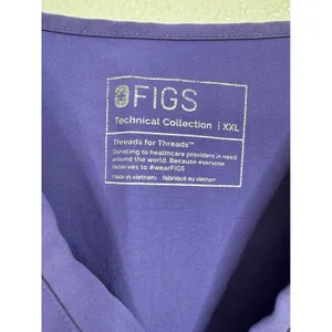 Figs Women's Purple‎ Catarina Scrub Top Size XXL thumbnail 3