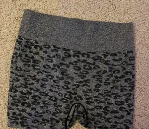 Leopard print workout shorts Multi Size XL thumbnail 3