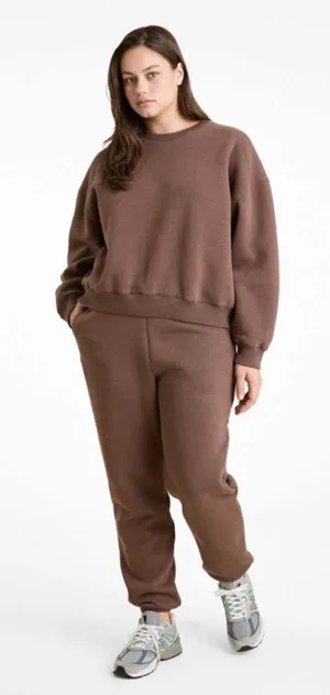 Nuuds Cozy Brown Sweatpants in Brown thumbnail 1