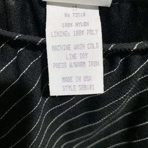 Ivy Jane Womens Size Small Black White Stripe Mesh Overlay Lined Whimsical Skirt thumbnail 5