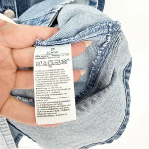 GAP‎ Patchwork Denim Mini Dress Women's XS Blue Casual thumbnail 6