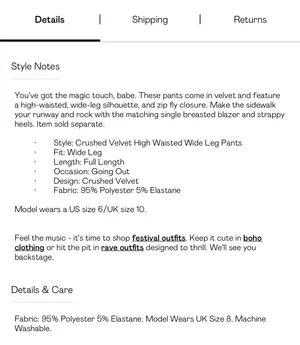 Nasty Gal Pink Velvet Suit Set thumbnail 6