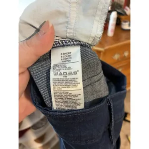 dark wash high-waisted Wow wide-leg jeans Short Size 6 Old Navy thumbnail 9