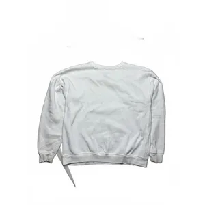 Golden Hour Strawberry Floral Fruit Market White Light Pullover Sweater Medium thumbnail 2