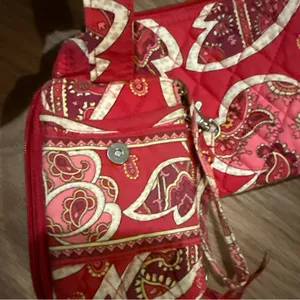 Vera Bradley Card Holder Wallet and Small Hand Pouch‎ Lot of 2 Retired Pattern thumbnail 4