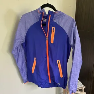 Under Armour Blue/Purple and Orange Windbreaker thumbnail 1