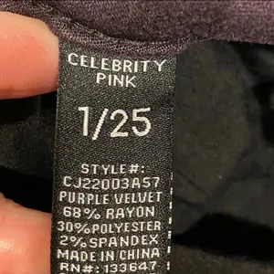 Celebrity Pink Deep Purple Low Mid Rise Skinny Ankle Jeans Denim 25 Retro 90s thumbnail 8
