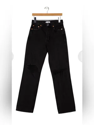 RE/DONE High-Rise Wide Leg Jeans size 26 thumbnail 5