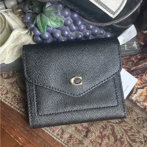 Authentic COACH 1941 signature colorblock leather snap wallet thumbnail 12