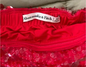 Abercrombie Scarlett strapless sequin mini dress thumbnail 8
