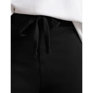 Frank & Eileen Pearl Favorite Sweatshorts Black Cotton Raw Hem LAB635TF thumbnail 3