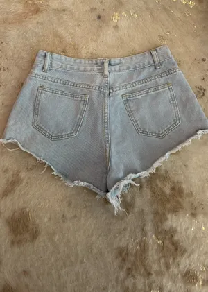 Distressed frayed shorts thumbnail 3