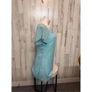 Charlotte Russe baby blue dress size medium thumbnail 7