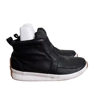 Sorel Out‎ N About III Conquest Waterproof Boots Black Leather NL3807 Womens 8.5 thumbnail 2