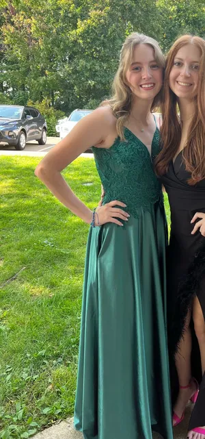 Green Prom Dress Camille La Vie thumbnail 1