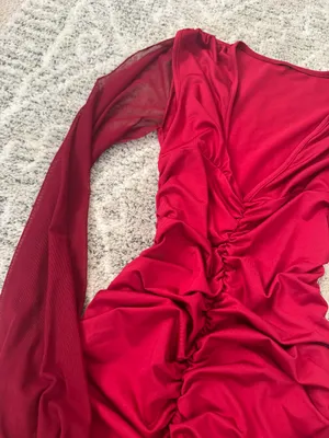 Red Going Out Dress Size XS thumbnail 4