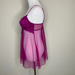 Victoria's Secret Gold Label Negligee Chemise sz Medium Fairy Coauette thumbnail 3