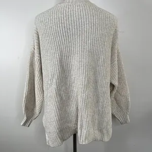 American Eagle Outfitters Knitted Crewneck Side Slit Comfy Cozy Lounge‎ Sweater thumbnail 5
