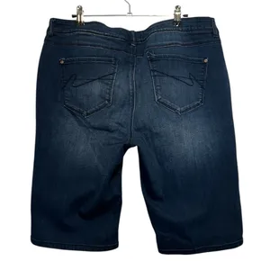 Cato est 1946 Denim Bermuda Shorts Blue Size 16 thumbnail 2