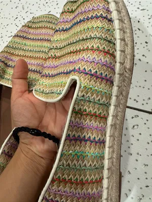 Woven Multicolor Espadrille Slip-On Women's Shoe thumbnail 2