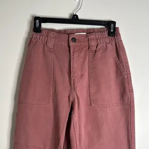 PacSun Women’s Sienna Dust Cargo Elastic Hem and Waistband Denim Pants Size XS thumbnail 4