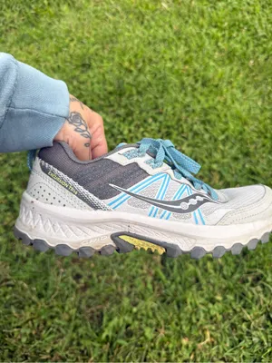 Saucony Women’s Excursion TR Running Trail Shoes Gray Blue Size 5.5 thumbnail 4
