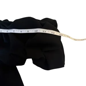Revolve Amanda Uprichard Merris Top Black Puff Sleeve Large Minimalist Neutral thumbnail 10