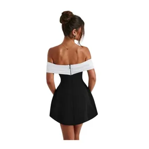 Babyboo DELTA MINI DRESS - BLACK/WHITE NWT thumbnail 2