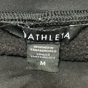 Athleta Women's Black Wide Leg Elastic Waist Activewear Trousers Sweatpants Sz M thumbnail 4