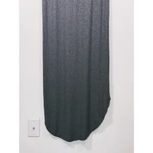 Joah Brown Ribbed High Low Midi Dress Womens S/M Gray Casual Granola Minimal thumbnail 9