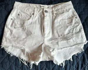 Garage White Jean Shorts thumbnail 1