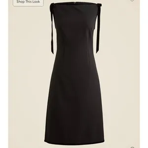 NWOT J. Crew Seamed Sheath Dress Velvet Bows Four Season Stretch LBD Party Sz 6 thumbnail 3