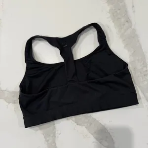 All In Motion Racerback Sports Bra Women's Medium Black Workout Running Training thumbnail 3