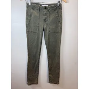 The Great The Army Crop Pants Women 24 Green Utility Cargo Trousers thumbnail 2