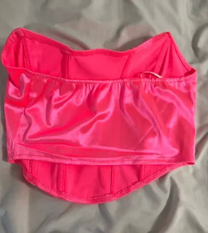 Amazon Corset Top Pink Hot Going Out thumbnail 1