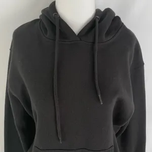 Pretty Little Thing Solid Black Relaxed Fit Hoodie Sweatshirt Size Small thumbnail 4